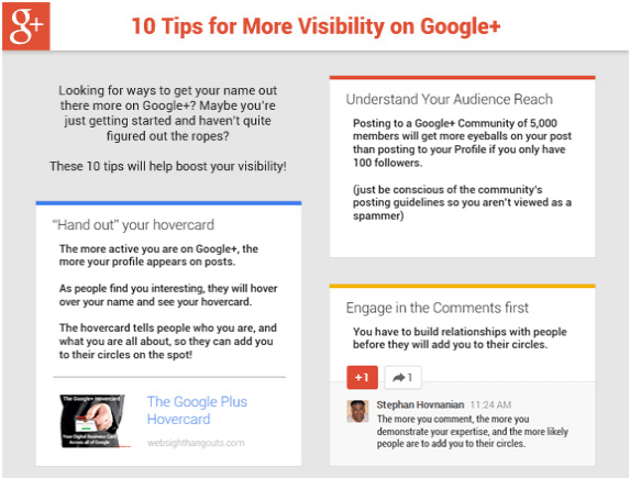 Google Plus Tips